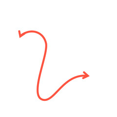 Hand Drawn Arrow Decorative Design