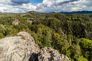 Landscape of the Czech Switzerland National Park, Czech Republic - 765773534