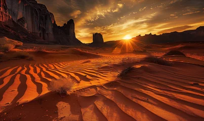 Selbstklebende Fototapeten Landscape background about desert © Natalina