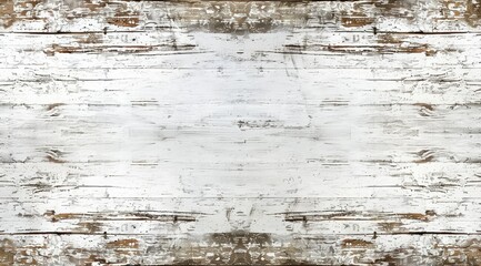 Distressed White Rustic Wood Background