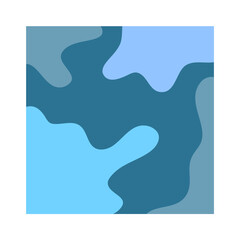 Abstract shape and color pattern background