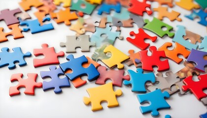 Colorful Peaces of a Mixed Jigsaw Puzzle Lie
