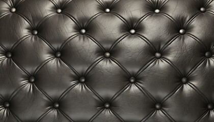 leather texture.a high-resolution 3D model of a padded dark leather upholstered pattern, showcasing a detailed quilted texture and stylish buttons, offering a tactile and luxurious feel, suitable for 