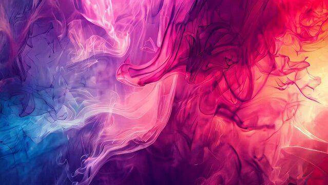 Abstract background of acrylic paint in pink, blue and purple colors. Computer generated graphics.
