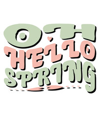 Retro, Spring  Craft Design. T-shirt Design. Illustration