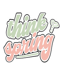 Retro, Spring  Craft Design. T-shirt Design. Illustration