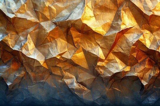 Textured gold paper. Gold background