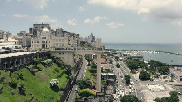 salvador, bahia, nordeste, brasil, brazil, drone brazil, america do sul, elevador lacerda