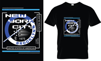 New york city lettering typography abstract graphic, athletic typography, t shirt design vector illustration, for t-shirt, hoodie, urban style design,