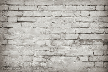 Old grey brick wall texture background