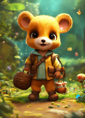 Dreamy Delights Cute and Adorable Cartoon Characters Trending on ArtStation - Baby Toys with a Surreal Twist