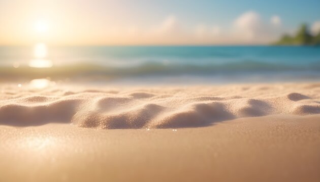 Tropical summer sand beach background