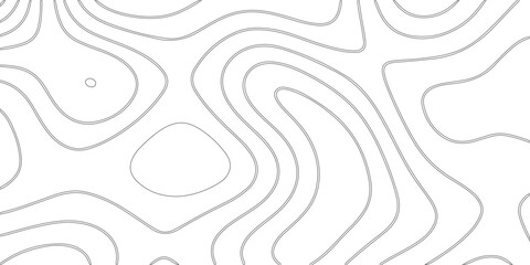 Fototapeta premium Topographic line map. Abstract circle lines background. Abstract blank detailed topographic contour map. Background of the topographic map. Line topography map contour background