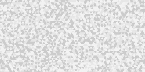 	
Vector geometric seamless technology gray and white transparent triangle background. Abstract digital grid light pattern white Polygon Mosaic triangle Background, business and corporate background.