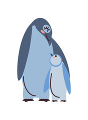 Obraz premium mothers day penguins