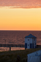 Sonnenaufgang in Lubmin an der Ostsee, Mecklenburg-Vorpommern, 2023