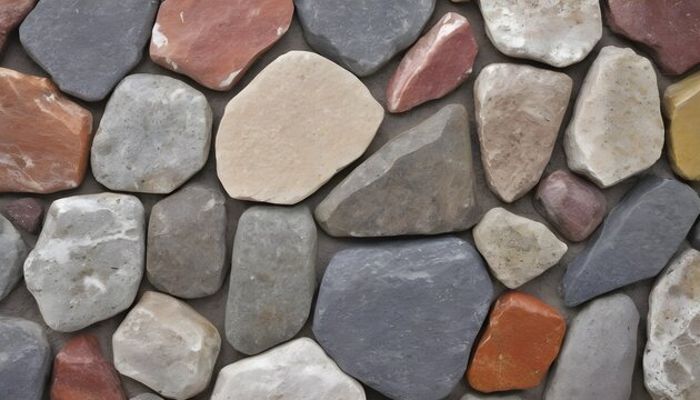 natural stones of different colors background