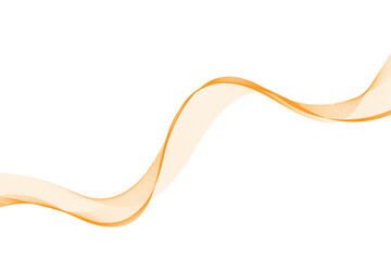Modern stylish dynamic orange wave background. Vector illustration. EPS10