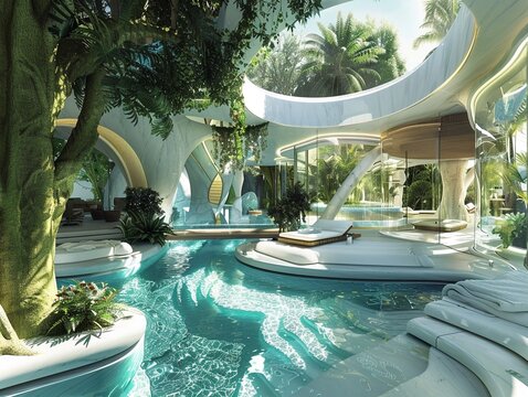 Oasis of high-tech and luxury