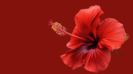 Crimson Hibiscus Flame