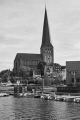 Blick auf die Petri Kirche, Mecklenburg-Vorpommern, Ostsee, Deutschland, Germany, Europa, Europe 