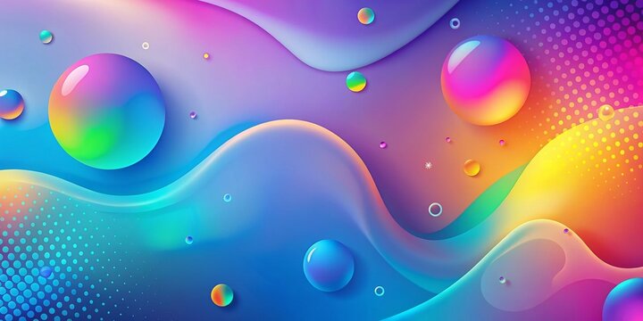 Colorful Background with Gradient Color. Design with Vibrant Colors.