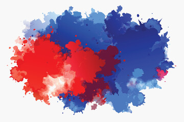 Blue and Red Watercolor Texture