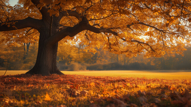 Autumn Oak Splendor