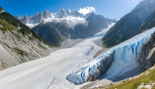 Glacier in Alps