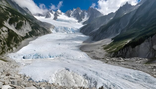 Glacier in Alps