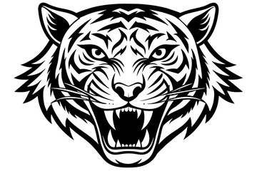 tiger-head-logo-6-set-group-vector-illustration