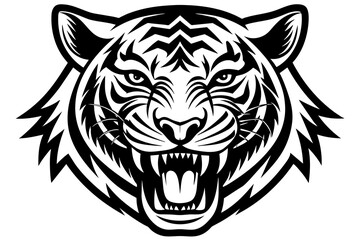 tiger-head-logo-6-set-group-vector-illustration