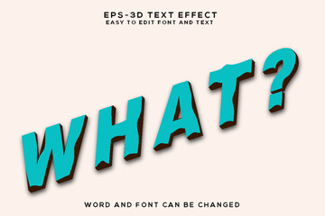 What 3d text effect