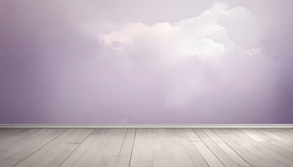 tranquil, pale lavender background with a subtle, diffused light from a cloudy summer day. The muted shadows create a dreamy and serene ambiance, perfect for presenting delicate and