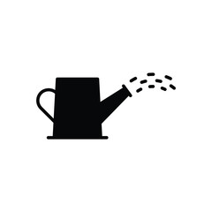 Plant waterer vector icon. Watering can flat sign design. Pour water symbol pictogram. Agriculture garden tool waterer UX UI icon