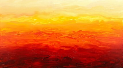 A gradient of fiery reds, oranges, and yellows reminiscent of a blazing sunset, warming the background with fiery intensity. - obrazy, fototapety, plakaty
