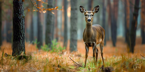 Deer in nature, national geography, Wide life animals.