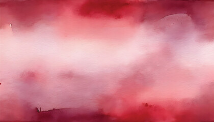 Abstract red watercolor background. Watercolor background. Abstract watercolor cloud texture.