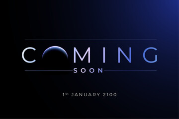 Coming soon banner design vector. launching soon Illustration