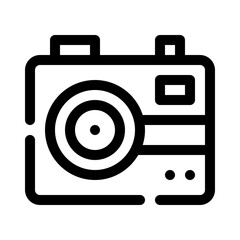 camera line icon