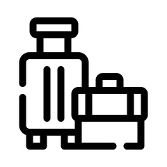 luggage line icon