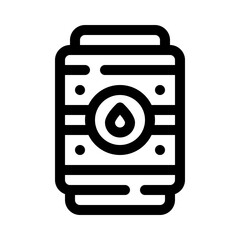soda can line icon