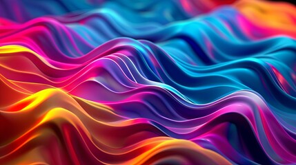 Obraz premium abstract colorful background with waves