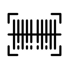 barcode line icon
