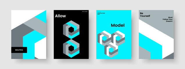 Geometric Book Cover Layout. Modern Report Design. Isolated Banner Template. Brochure. Flyer. Poster. Business Presentation. Background. Notebook. Brand Identity. Pamphlet. Catalog. Journal