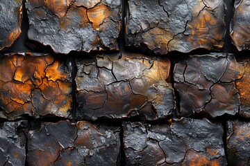 A detailed close-up of a corroded metal surface.