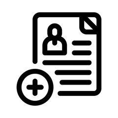 new employee line icon