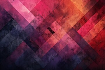 Abstract geometric pattern with alternating shades of red and purple in a diagonal arrangement.