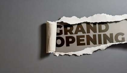 Grand Opening. Grand Opening typography font.