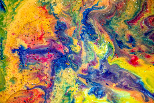 Watery marbled texture illustration with organic and multi-colored cell look perfect for backgrounds and textures
